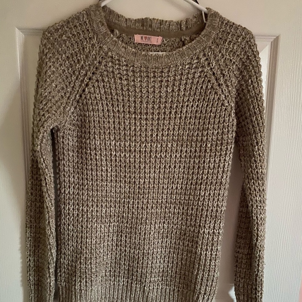 Bundle sweaters and velvet dress S & Xs